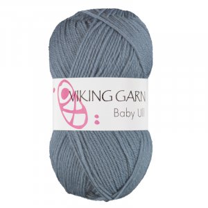 Fil Viking Baby Wool 50g - Bleu brume (393) Fil Viking Baby Wool 50g - Bleu brume (393)