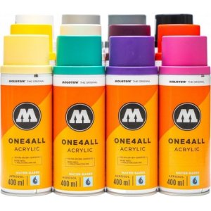 Peinture en aérosol One4All Acrylique en spray 400ml Peinture en aérosol One4All Acrylique en spray 400ml