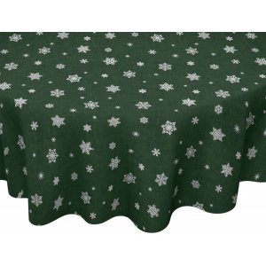 Bâche PVC Ronde Flocon de Neige - Vert Bâche PVC Ronde Flocon de Neige - Vert