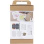 DIY Kit Draw - couleurs pastel - Figures mixtes