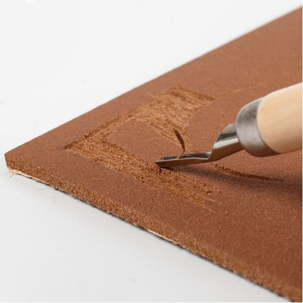 Outils pour l'impression sur linoléum - 5 feuilles Outils pour l'impression sur linoléum - 5 feuilles