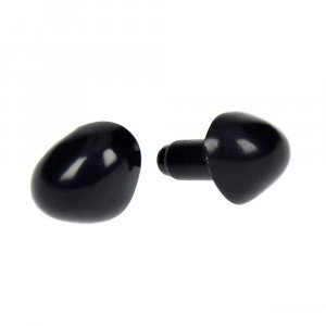 Nez de sécurité en plastique noir lot de 2 - 18mm Nez de sécurité en plastique noir lot de 2 - 18mm