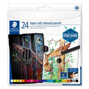 Crayons de couleur super doux Design Journey - 24 crayons Crayons de couleur super doux Design Journey - 24 crayons