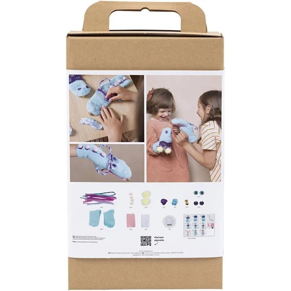 Kit DIY Dcoration, couleurs mlanges, Sock Monster
