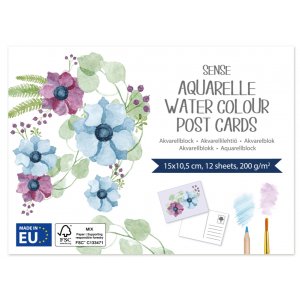 Carte postale aquarelle FSC® Carte postale aquarelle FSC®