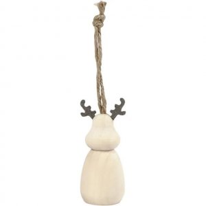 Petit renne - Bois avec pendentif Petit renne - Bois avec pendentif
