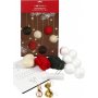 Set de bricolage - Boules de Nol - 6 pcs