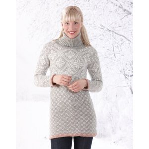 Patron tricot - Patron tunique tricotée avec col polo Patron tricot - Patron tunique tricotée avec col polo