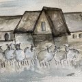 Image client Bloc Aquarelle Coll� Rough Grove Arches 300g - A4