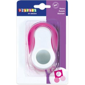 Cercle de perforation 3,8 cm - Rose/blanc Cercle de perforation 3,8 cm - Rose/blanc