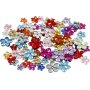 Strass - couleurs mlanges - 6+10+12 mm - 252 pcs