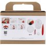 Mini Kit DIY à Modeler - rouge/blanc - Père Noël