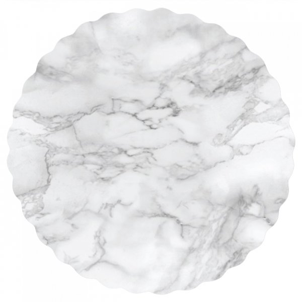 Toile cire PVC Rond Marbre