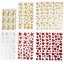 Autocollants paillets - 8 feuilles