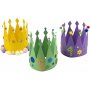 Couronnes d'anniversaire - couleurs mlanges - 25 pcs.