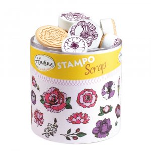 Timbres Stampo 31+1 pièces - Fleurs Timbres Stampo 31+1 pièces - Fleurs