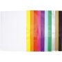 Papier glac - couleurs mlanges - 11 x 25 feuilles