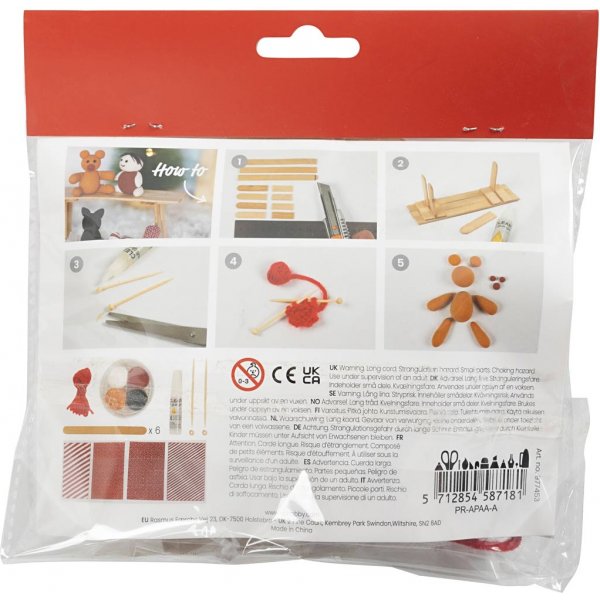 Mini Kit DIY Porte du Pre Nol - Cadeaux de Nol