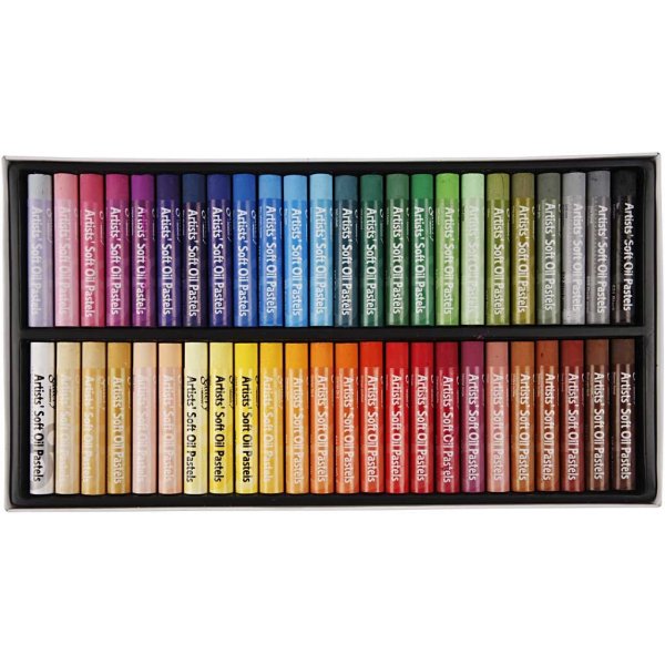 Pastels  l'huile Mungyo - couleurs mlanges - 48 pcs