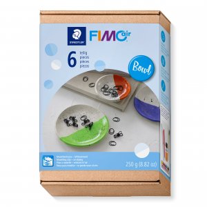Ensemble de bols en pâte à modeler Fimo Air - 6 pièces Ensemble de bols en pâte à modeler Fimo Air - 6 pièces