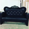 Image client Simili cuir nappa Noir - 140 cm
