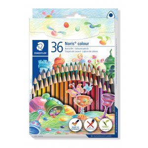 Crayon de couleur Noris Trek - 36 crayons Crayon de couleur Noris Trek - 36 crayons
