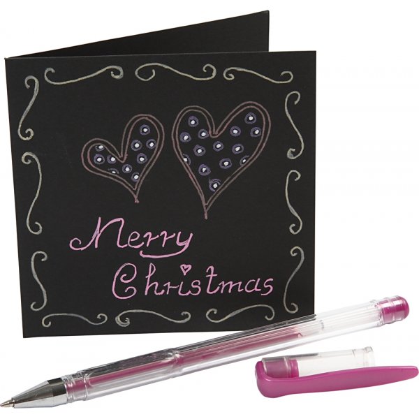 Stylos  bille gel - couleurs mlanges - 10 pcs