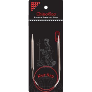 Aiguille circulaire SS Rouge 40 cm Aiguille circulaire SS Rouge 40 cm