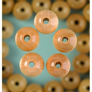 Perles en bois - naturelles Perles en bois - naturelles