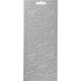 Autocollants - argent - toiles - 10 x 23 cm
