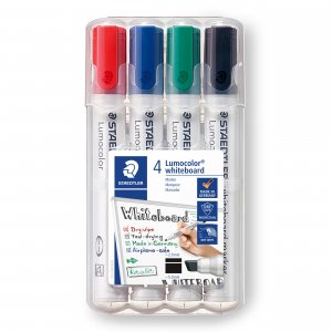 Stylo pour tableau blanc Lumocolor 2-5 mm - 4 stylos Stylo pour tableau blanc Lumocolor 2-5 mm - 4 stylos
