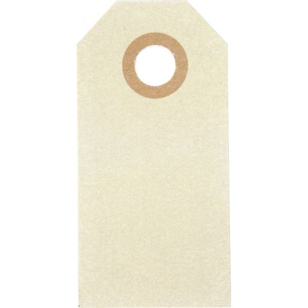 Marqueurs Manille - crme - 3 x 6 cm - 30 pcs