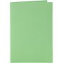 Cartes et enveloppes - vert 10,5 x 15 cm - 6 sets