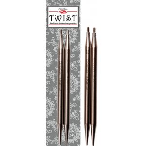 Aiguilles de bout Twist SS Lace 10 cm - 3,75 mm (S) Aiguilles de bout Twist SS Lace 10 cm - 3,75 mm (S)