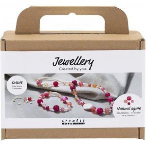 Kit DIY - Bijoux en perles - Rose Kit DIY - Bijoux en perles - Rose
