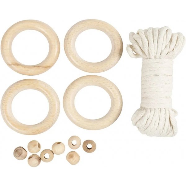 Mini Kit DIY Macram, Rond de serviette