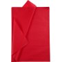 Papier de soie - rouge - 50 x 70 cm - 14 g -10 feuilles