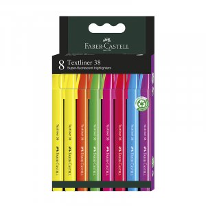 Set de surligneurs - Faber-Castell - Pastel - 8 pcs Set de surligneurs - Faber-Castell - Pastel - 8 pcs