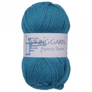 Fil Viking Alpaca Storm 50g - Bleu moyen (530) Fil Viking Alpaca Storm 50g - Bleu moyen (530)