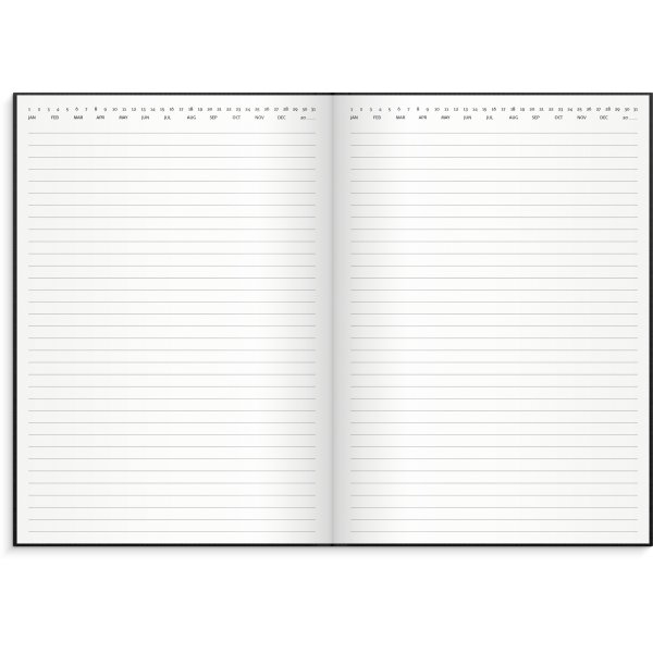 Carnet - Noir - Lign A4