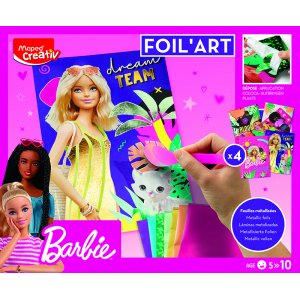 Barbie - Maped - Foil Art (5 ans et plus) Barbie - Maped - Foil Art (5 ans et plus)