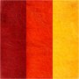 Laine carde - harmonie jaune/terre cuite - 3 x 10 g