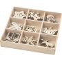 Dcorations en bois - Nol - 45 pcs