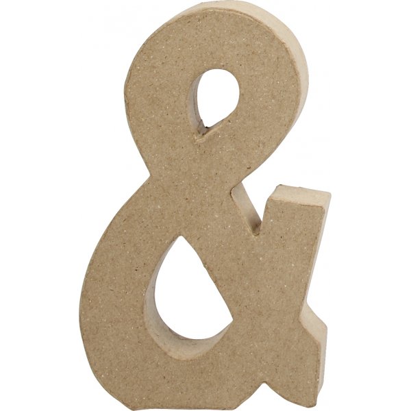 Symbole en carton - & - 5 cm