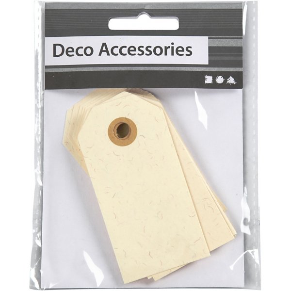 Marqueurs Manille - crème - 4 x 8 cm - 20 pcs Marqueurs Manille - crème - 4 x 8 cm - 20 pcs