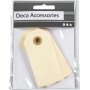 Marqueurs Manille - crme - 4 x 8 cm - 20 pcs