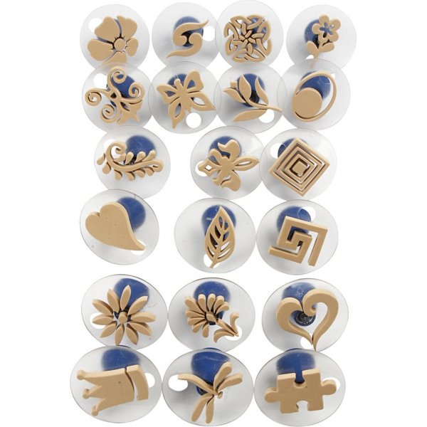 Tampons en mousse avec poignes - 20 pcs