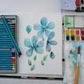 Image client Peinture aquarelle W&N Cotman - Coffret Sketcher's 12 couleurs