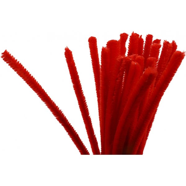 Cure-pipe - 9 mm - rouge - 25 pcs Cure-pipe - 9 mm - rouge - 25 pcs