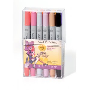 Coffret Copic Ciao - 12 stylos - Wendy Witch (mix par Alexandra Kopetzky) Coffret Copic Ciao - 12 stylos - Wendy Witch (mix par Alexandra Kopetzky)